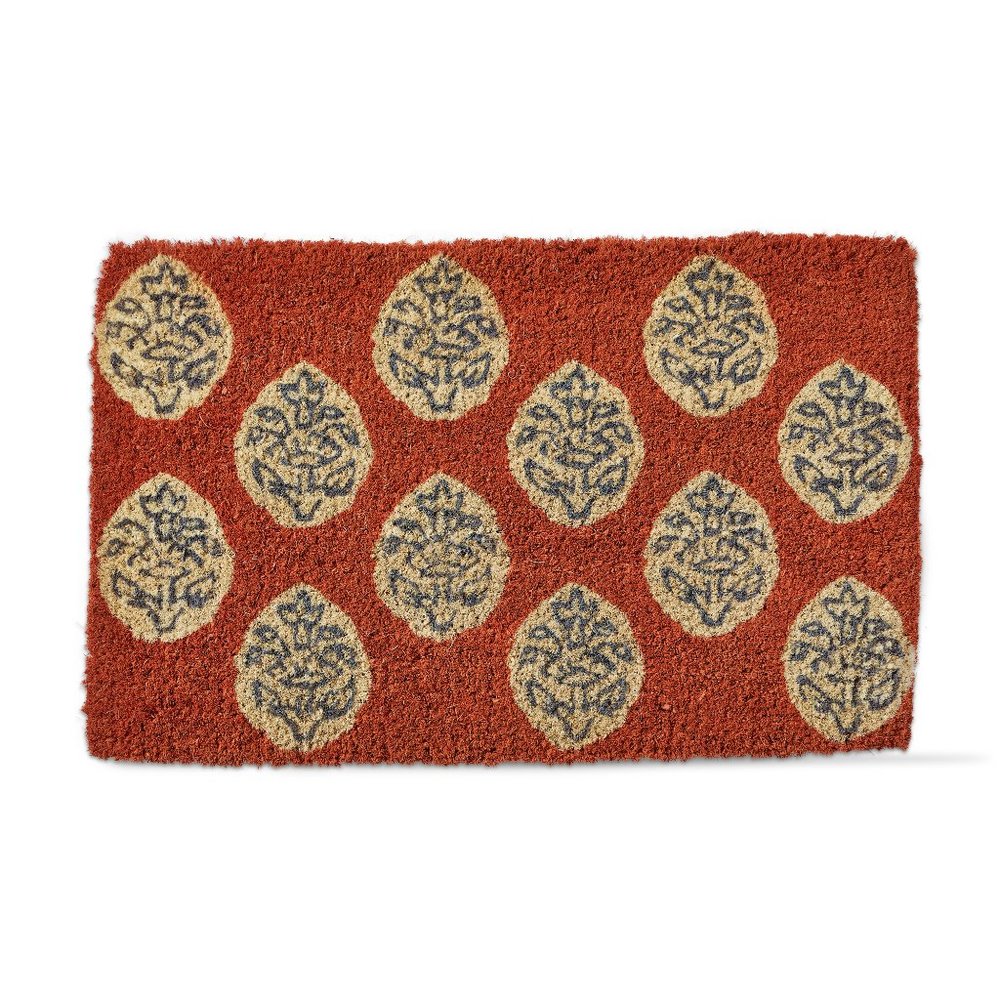 paradiso block print coir mat